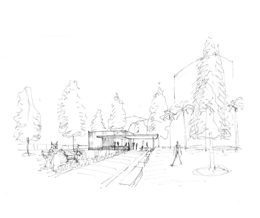 Concept Sketch SAN DIEGO CHILDREN'S PARK City of San Diego Completed as employee at Miller Hull Partnership; Role: Project Architect & Manager, Building Scope